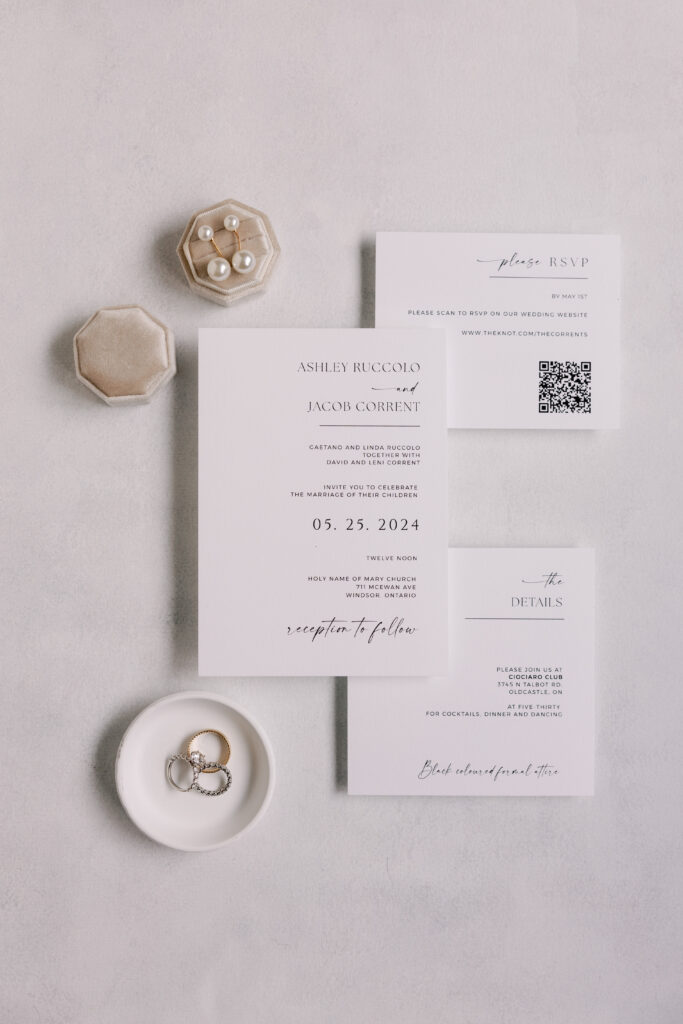 wedding flat lay details